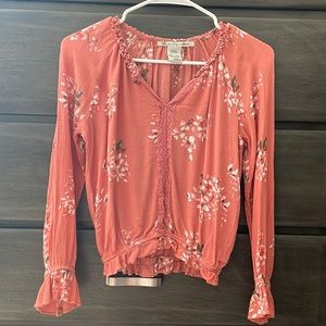 Long Sleeve Floral Top